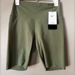 Nike Women's Sage Green Bike Shorts